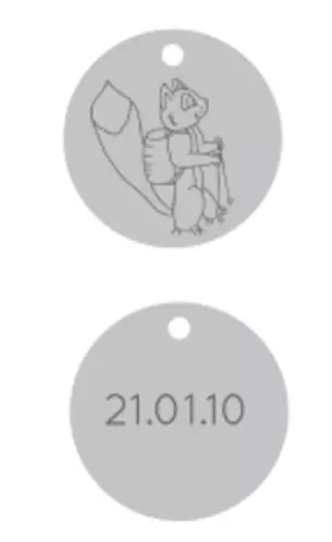 M&eacute;daille ronde personnalis&eacute;e - Devis PALOMBA