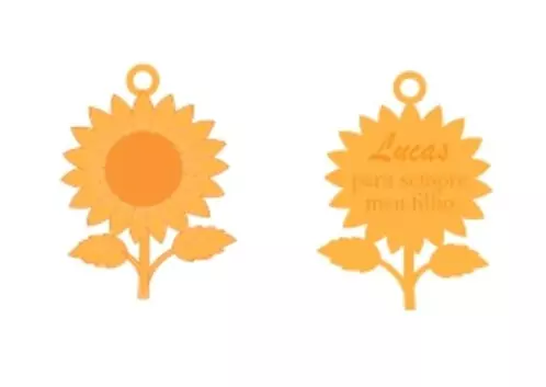 Pendentif Tournesol - Devis Mr DAVIET
