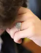 Chevalière Thomas Argent Massif Damier Soleil Godrons