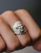 Bague Indien Argent Massif