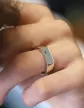 Bague Homme Argent Massif Morgan Rectangulaire Diamant