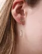 Boucles d’Oreilles Pendant Gouttes Filigrane en Or Jaune