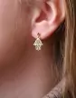 Boucles d'Oreilles Main de Fatma en Or