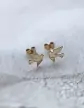 Boucles d'Oreilles Puce Colombe en Or