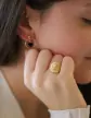 Bague Ronde en Or 9K/18K