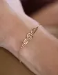 Bracelet Or jaune Filigrane Motif goutte