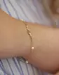 Bracelet Filigrane et Perles en Or jaune