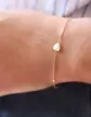 Bracelet Or jaune 18K Coeur de Nacre