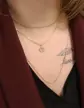 Collier Multirang Étoile Ascendance Ajourée et Chaînes en Or