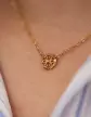 Collier Motif Rond Filigrane en Or