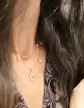 Collier Filigrane et Perles en pampille Or jaune