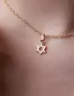 Pendentif en Or Pampille Étoile de David Ajourée
