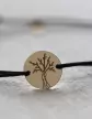 Bracelet Cordon Arbre de Vie en Or