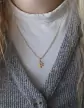 Collier Lettre en Or avec Diamant