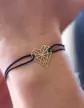 Bracelet Cordon Origami Cœur