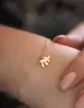 Bracelet Breloque Signe de Vie, Symbole HAI en Or