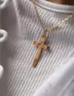 Croix Étoilée en Or Personnalisable