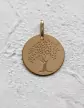 Médaille Arbre de Vie à la Colombe Petit Modèle en Or personnalisable