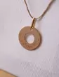 Médaille Ronde Ajourée Rond en Or Personnalisable