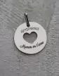 Médaille Ronde Ajourée Coeur en Or Personnalisable