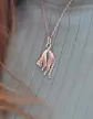 Pendentif Panthère Tigrée en Or Œil Diamant