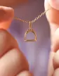 Pendentif Étrier Cheval en Or – Grand Modèle