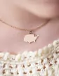 Pendentif Etats-Unis d’Amérique en Or Poli Personnalisable