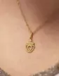 Pendentif en Or Cœur Vendéen – Petit Modèle