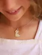Pendentif en Or Gravé Petit Chat Personnalisable