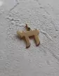 Pendentif Lisse Signe de Vie Symbole Haï en Or