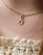 Pendentif Petite Étoile de David Ajouré en Or