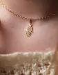 Pendentif Main de Fatma Ajouré en Or