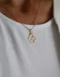 Pendentif Trèfle 4 Cœurs Ajourés en Or – Petit Modèle