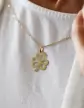 Pendentif Trèfle Trinité Ajouré en Or– Modèle Taille Intermédiaire