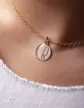 Médaille ronde Vierge moderne