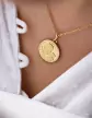 Médaille Saint Jean Baptiste en Or Personnalisable