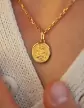 Médaille Saint Christophe en Or Personnalisable – Petit Modèle