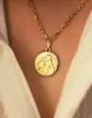 Médaille Saint Antoine en Or Personnalisable – Petit Modèle