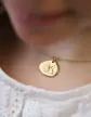 Médaille galet Ange qui dort