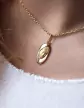 Pendentif Vierge Marie Ovale