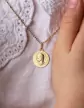 Médaille de baptême Vierge auréolée