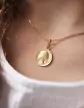 Médaille de baptême Ange Chérubin de profil