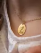 Médaille Ange à la Colombe Ovale