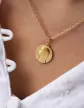 Médaille traditionnelle Vierge en relief