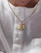 Médaille Hexagonale Ange Penseur