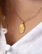 Médaille ovale Vierge Marie priant