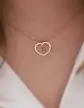 Collier LEA en Or avec Coeur Diamant