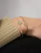 Bracelet Double Losange en Or avec Diamant Adam & Eve