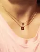 Collier Rond avec Diamant Adam & Eve en Or Petit modèle