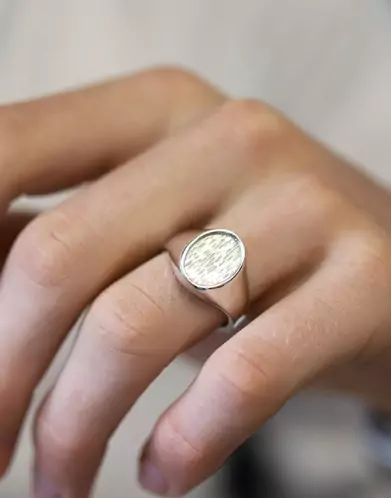 Chevalière Orion Argent Massif Satinée